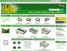 Tablet Screenshot of elnec.com